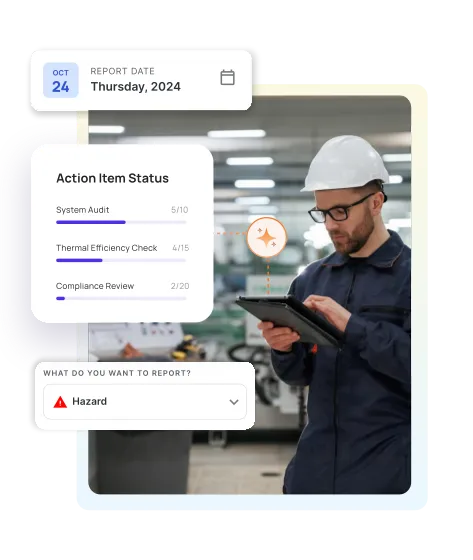 Digital checklist workflow on mobile