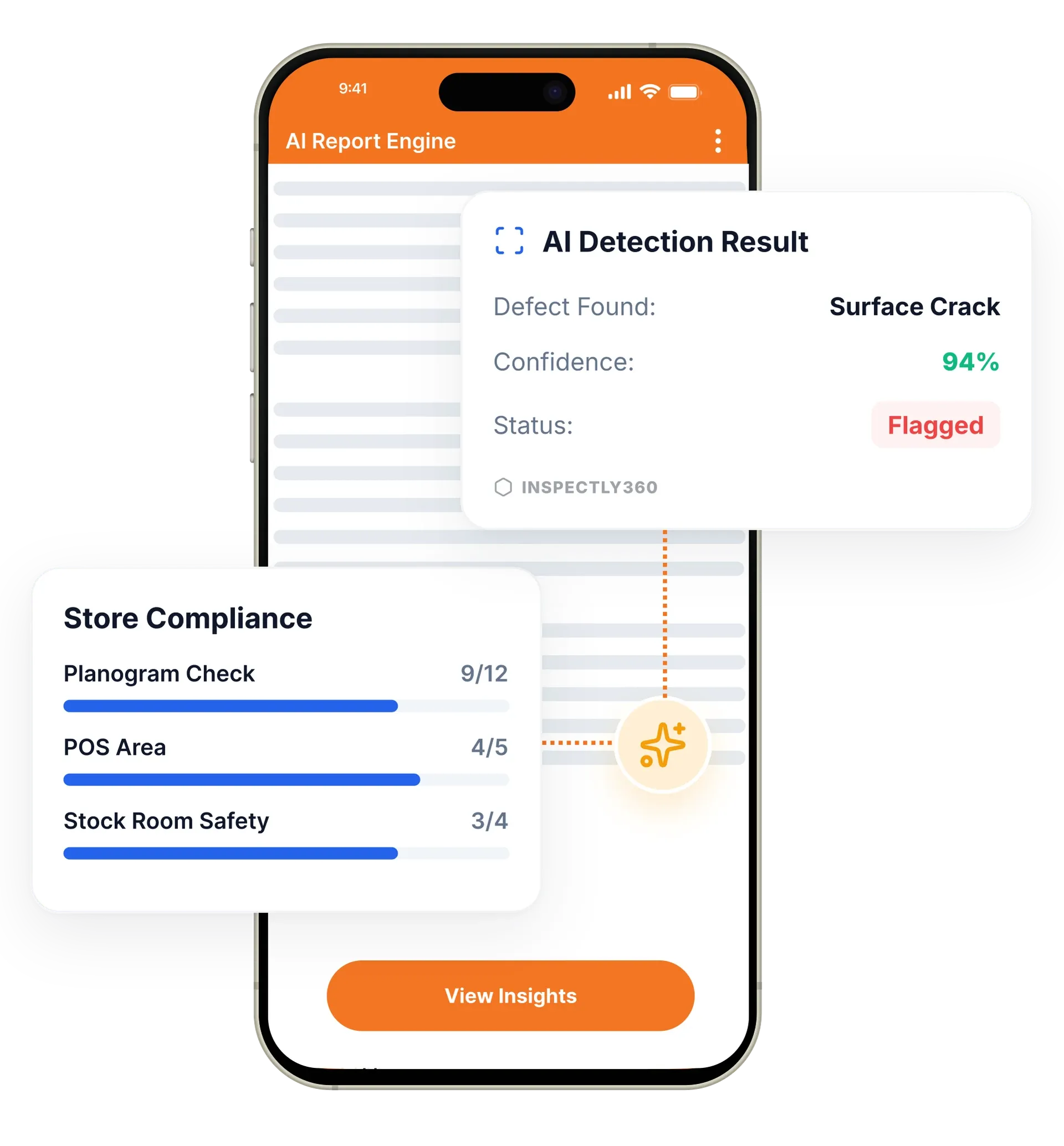Offline Data Collection App mobile inspection app showing offline forms and photo evidence