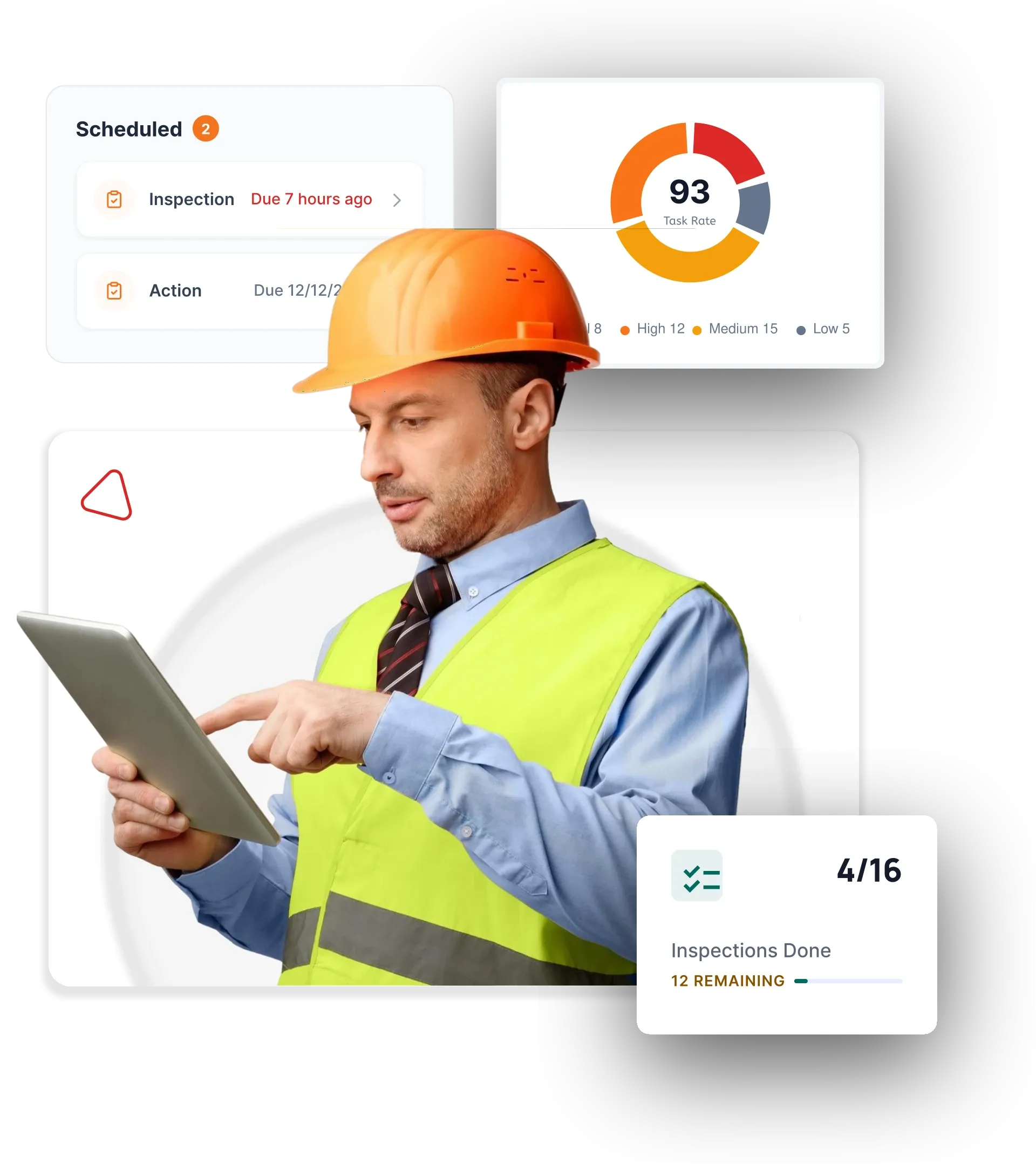Facilities Management Inspection App mobile inspection app showing offline forms and photo evidence