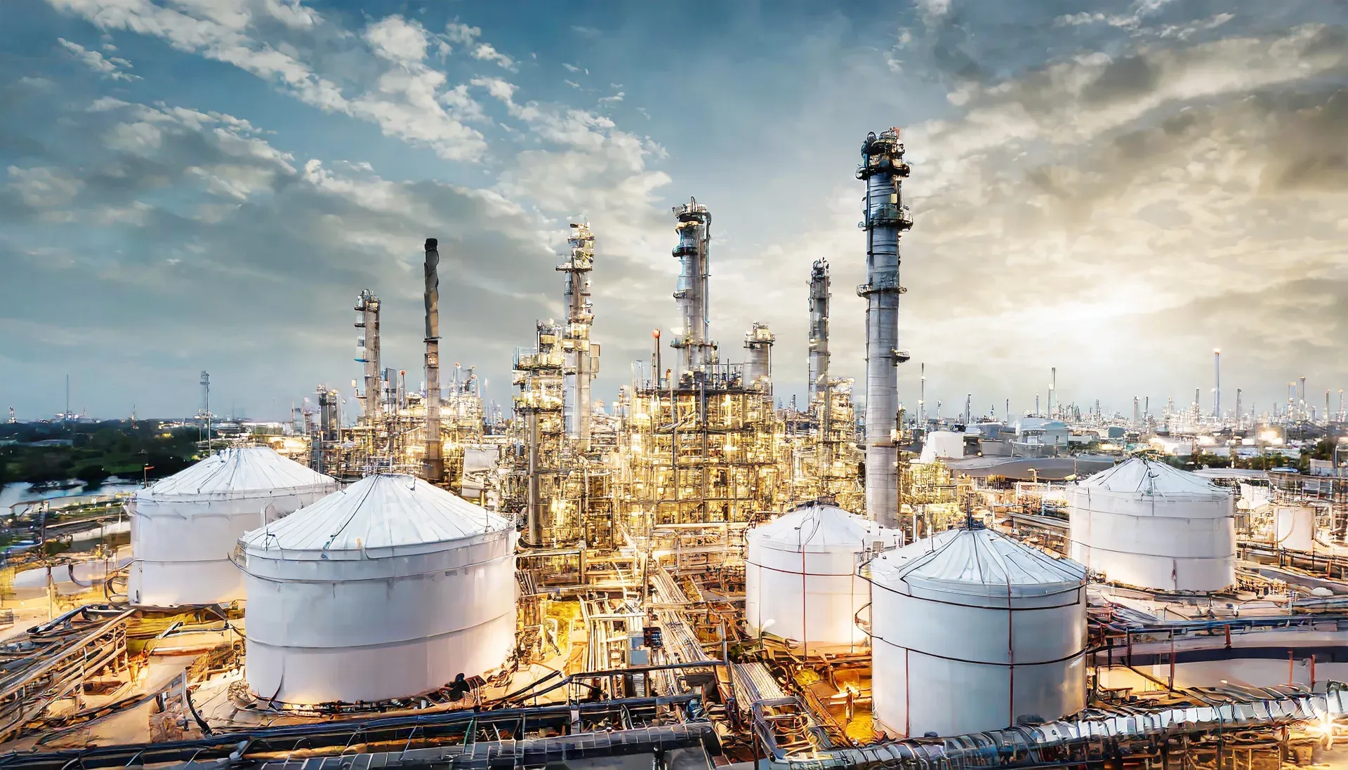 Oil and gas facility during an HSE audit